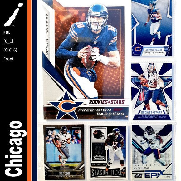 NFL Other - Chicago Bears 6 Card Lot - FBL [6_1]